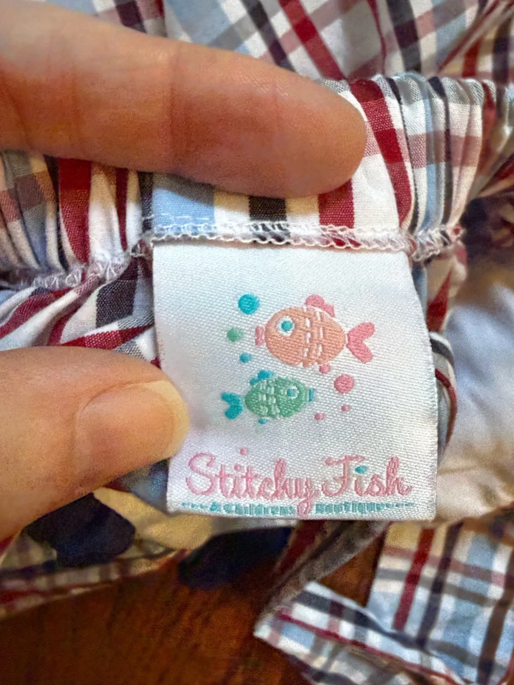 Stitchy Fish euc red